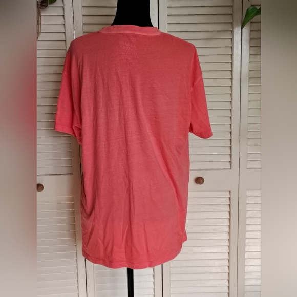 American Eagle Rolling Stones Pink Graphic Oversized Tee Size S – Like New - Picture 5 of 7